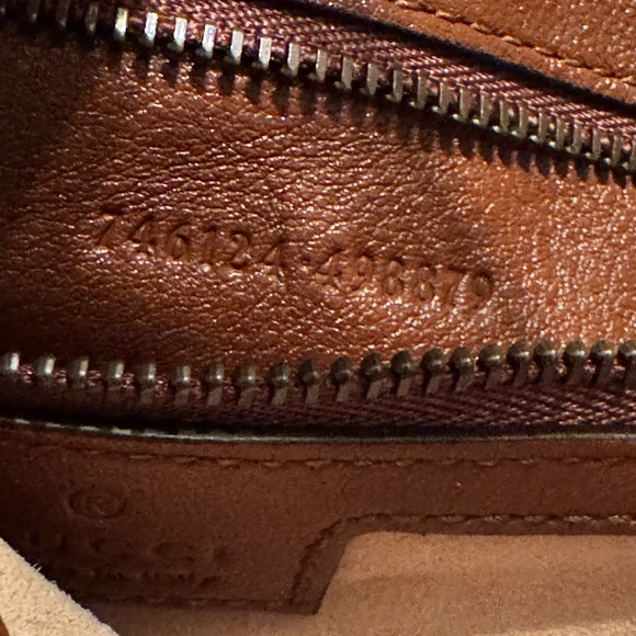 Gucci Tan Leather Shoulder Bag with Bamboo Handle - Picture 7 of 11